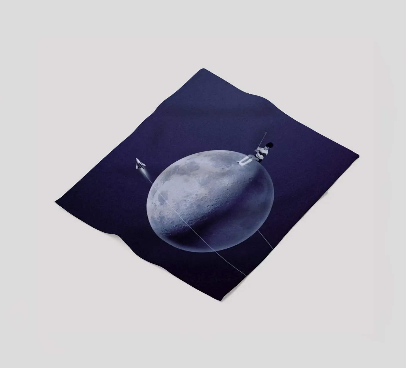 Moonboy Fleecedecke von Maarten Léon