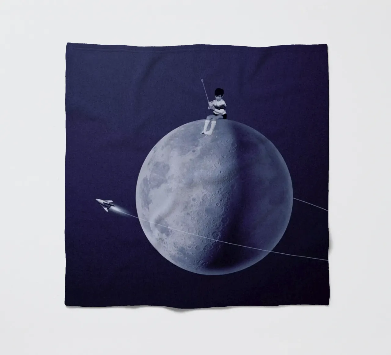 Moonboy Fleecedecke von Maarten Léon