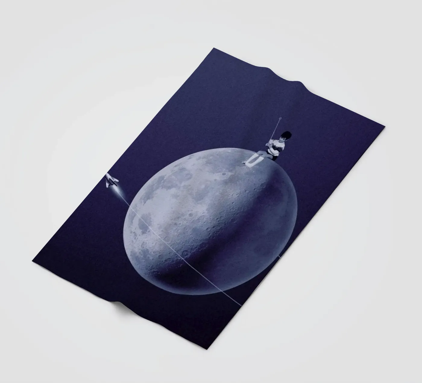 Moonboy Fleecedecke von Maarten Léon