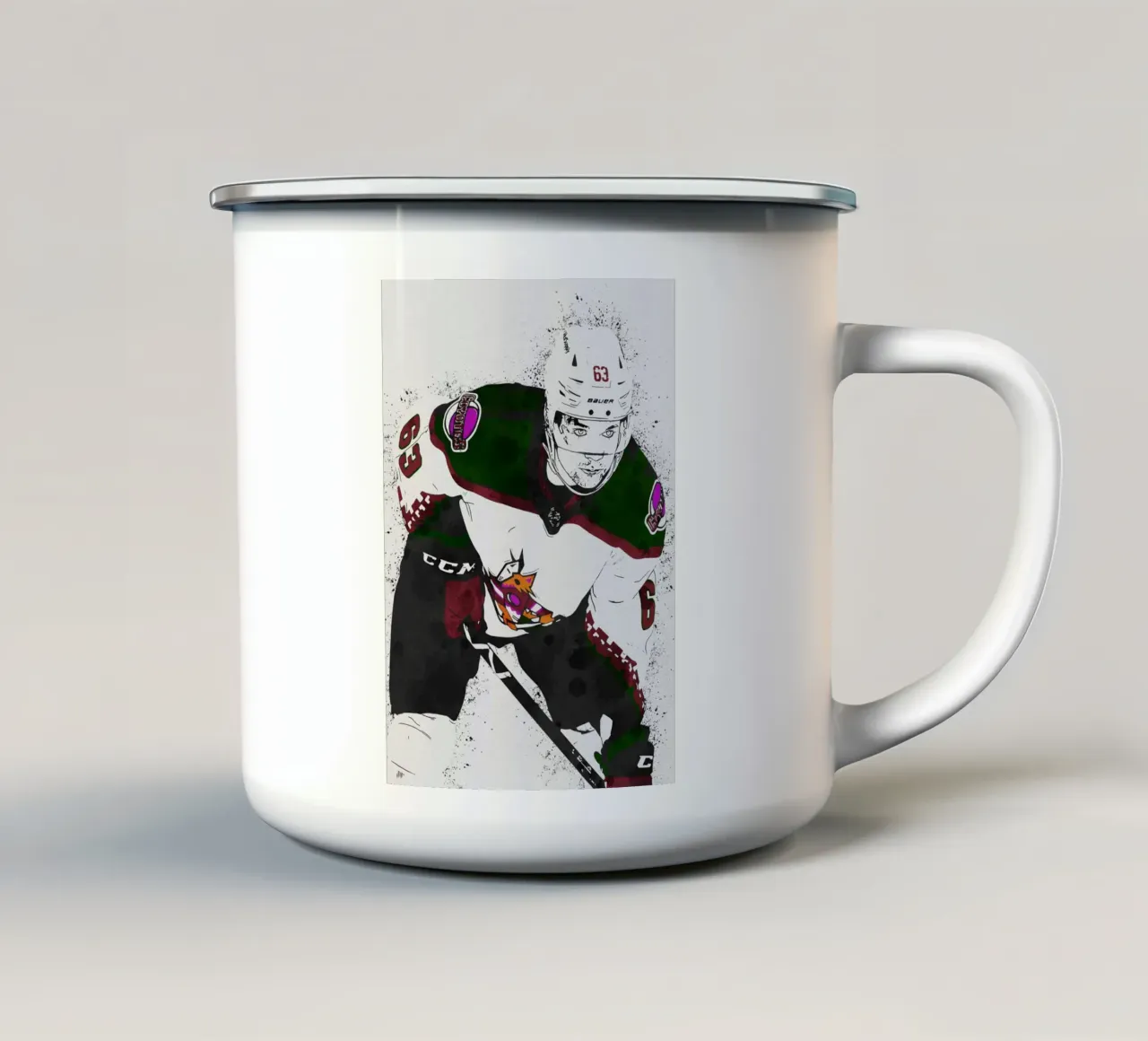 Matias Maccelli tazza in smalto da tenten