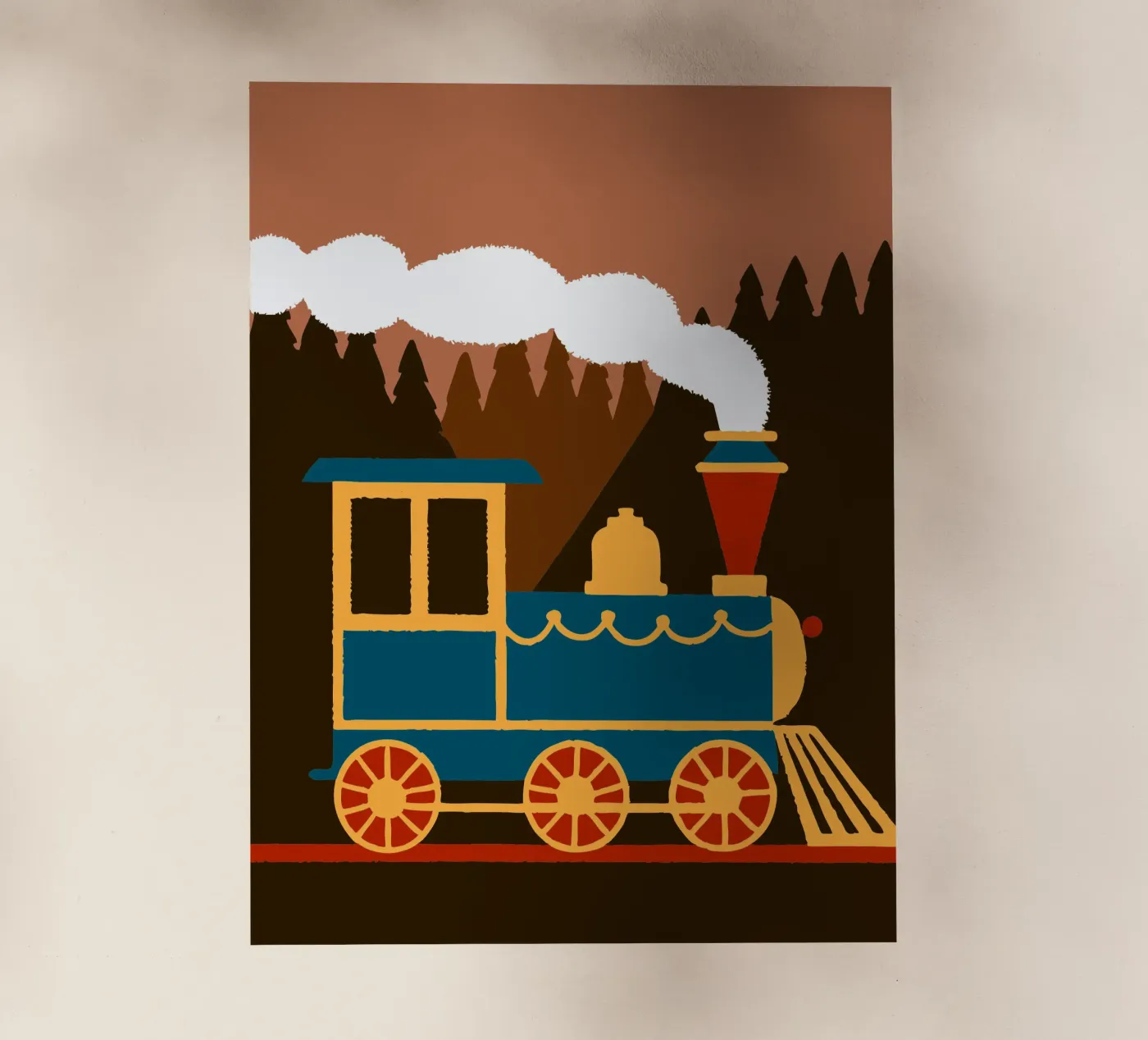 Treno pellicola backlit da TRENDY POSTER SHOP