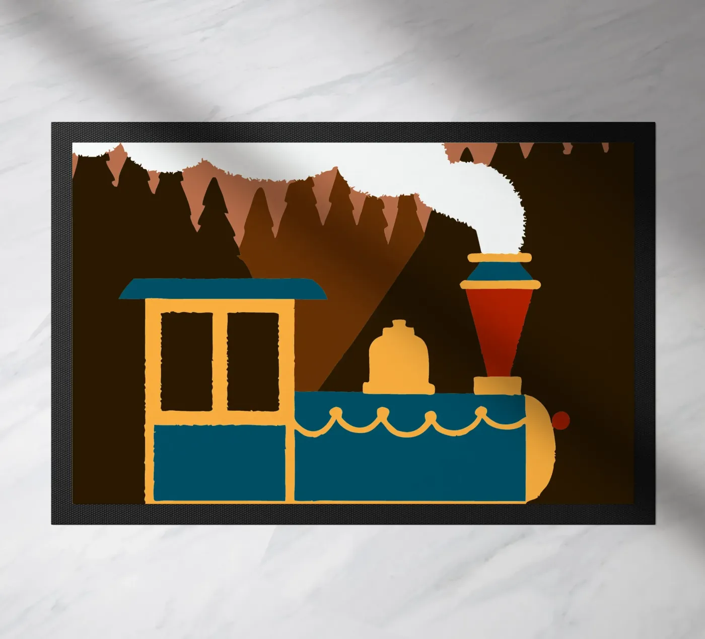 Train doormat by TRENDY POSTER SHOP