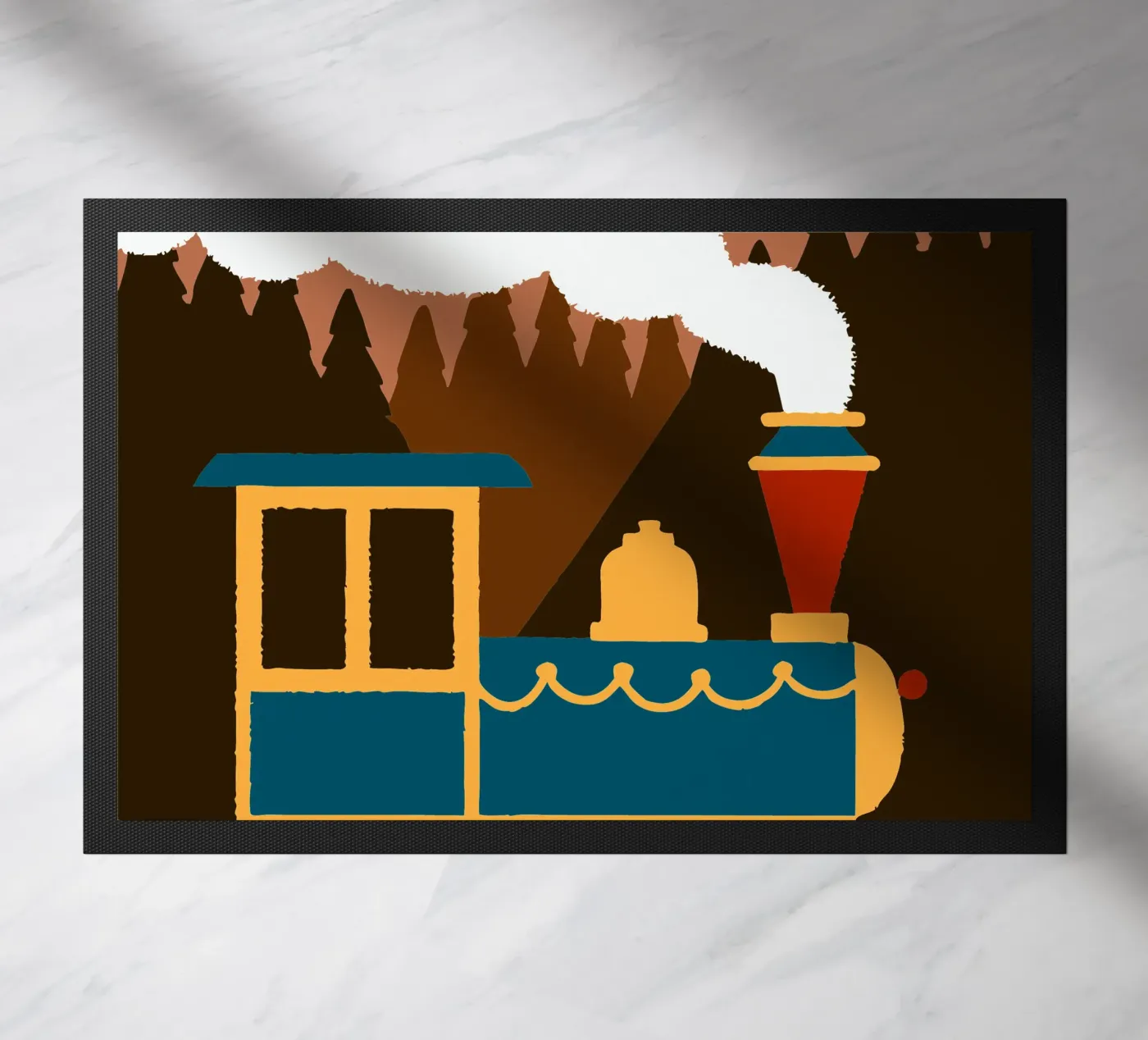 Train deurmat van TRENDY POSTER SHOP