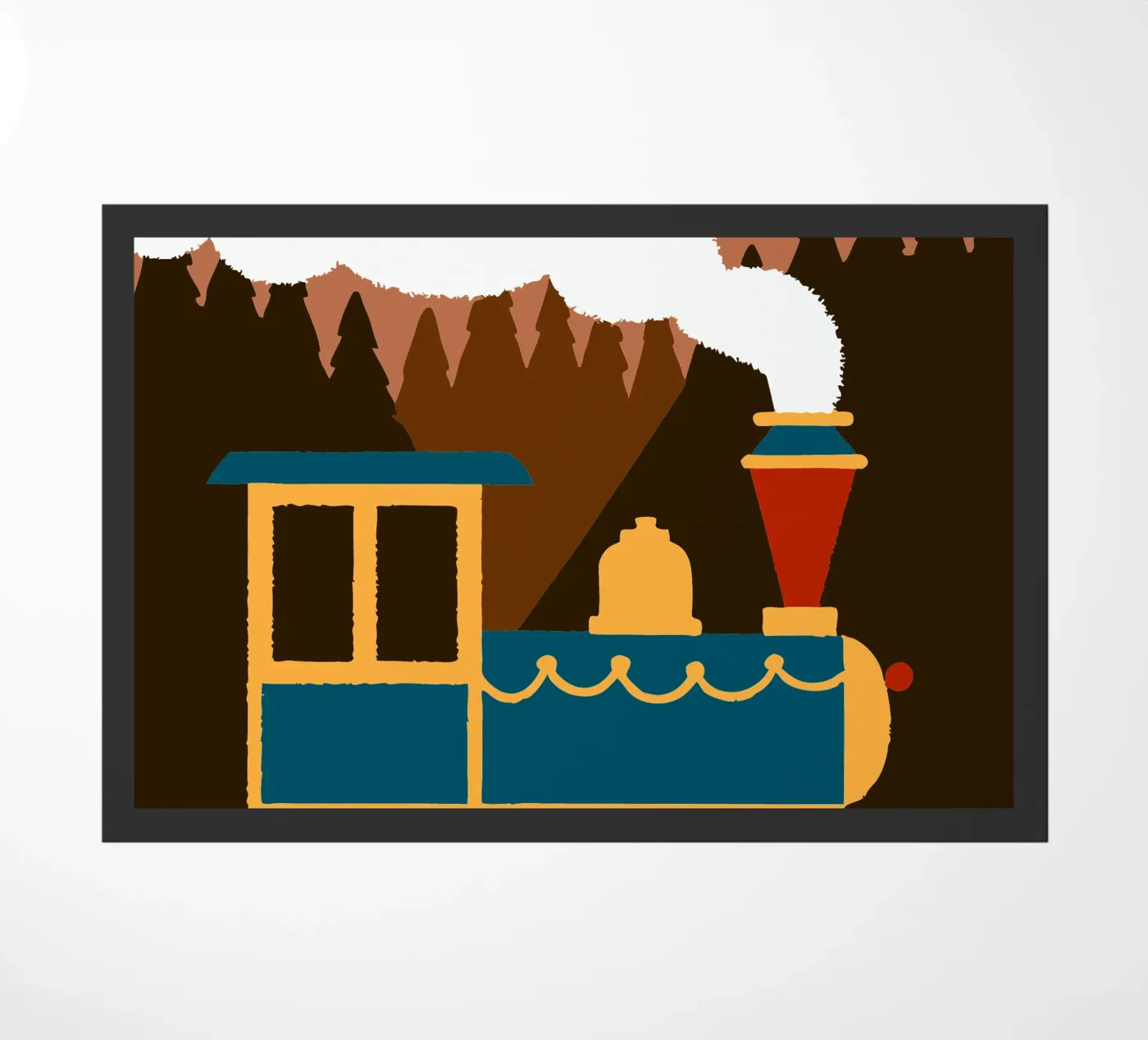 Train doormat by TRENDY POSTER SHOP