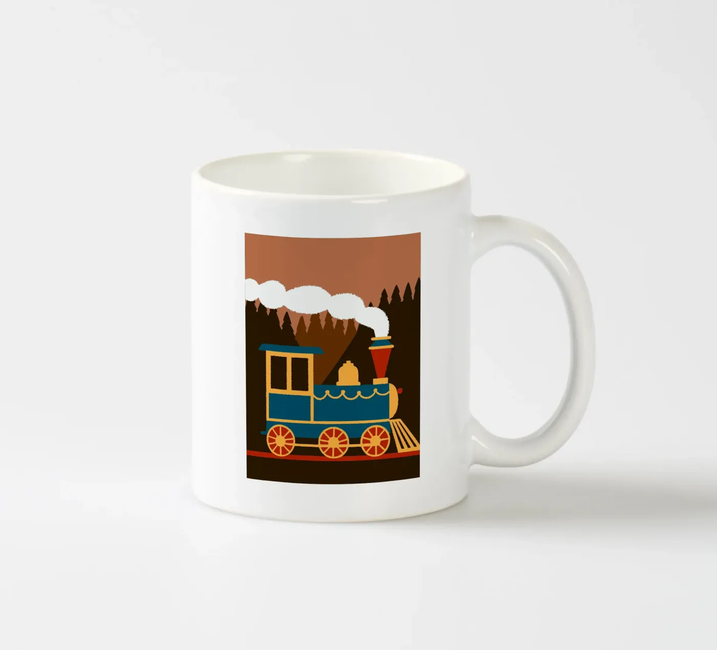 Train ceramic mug by TRENDY POSTER SHOP