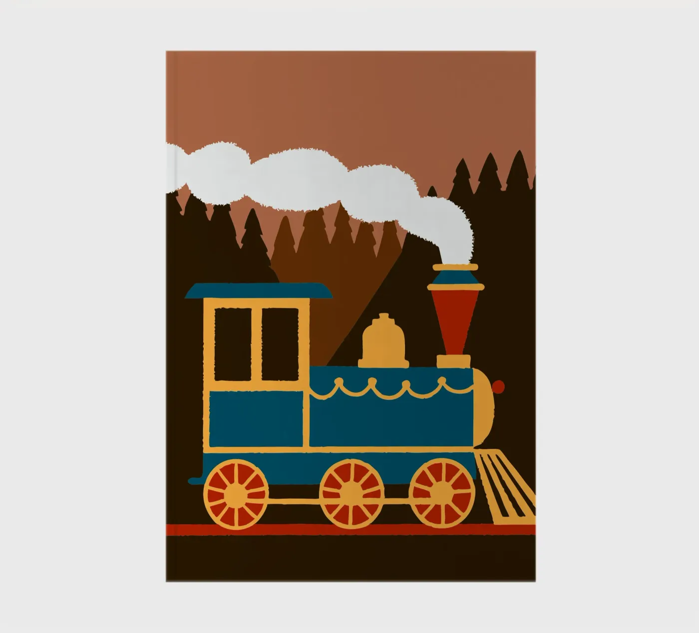 Train notebook by TRENDY POSTER SHOP