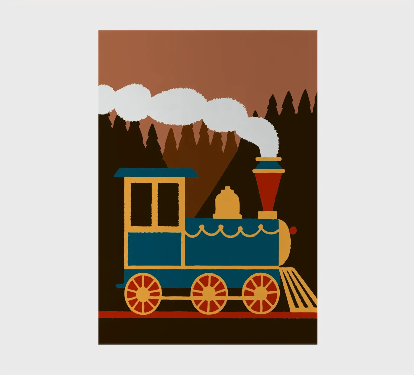 Train notebook by TRENDY POSTER SHOP