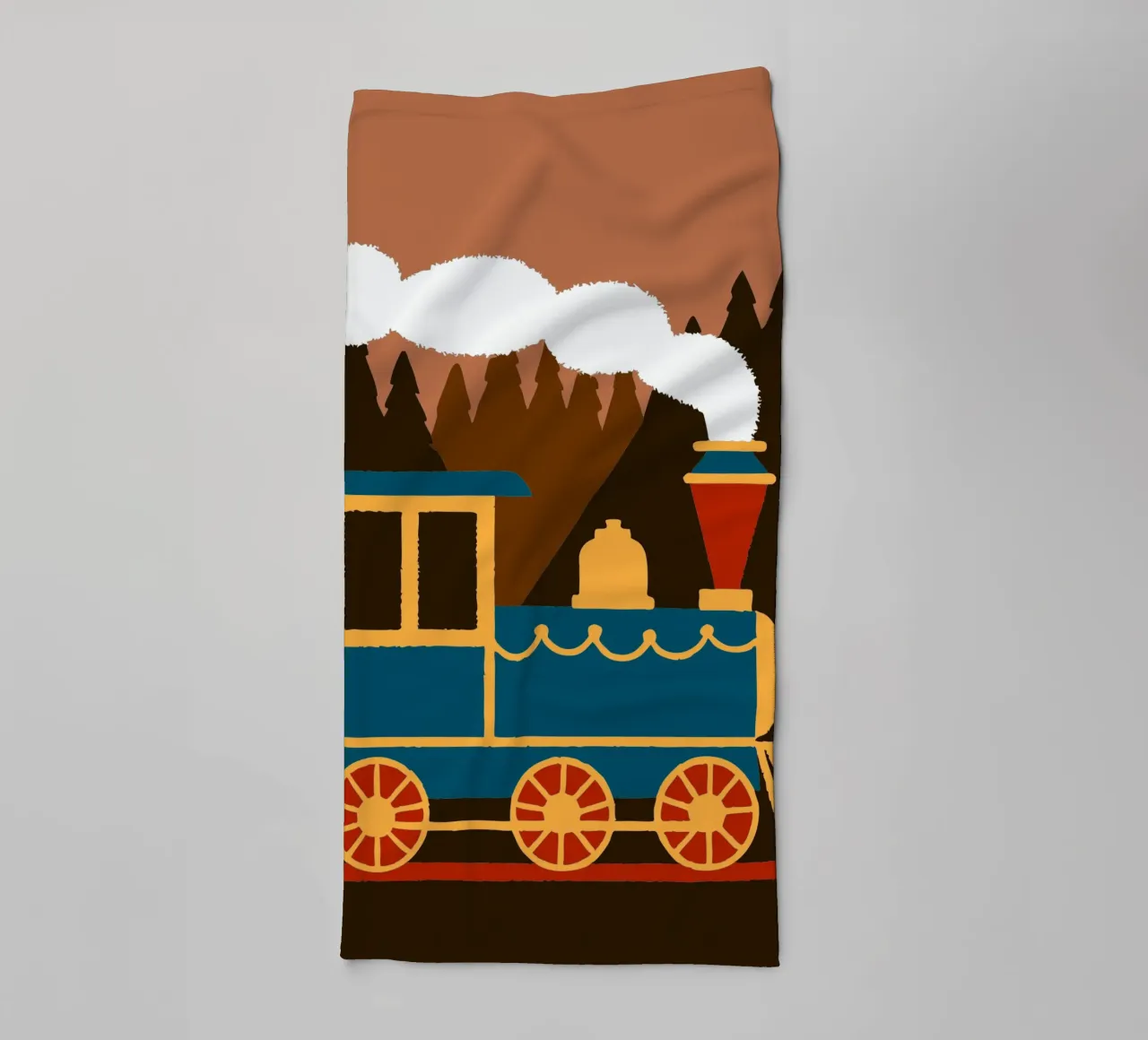 Train towel by TRENDY POSTER SHOP