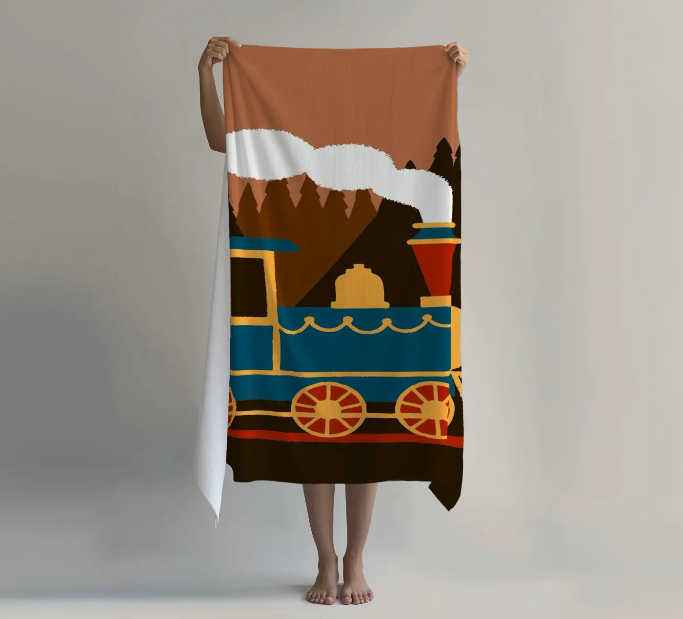Train serviette de plage de TRENDY POSTER SHOP