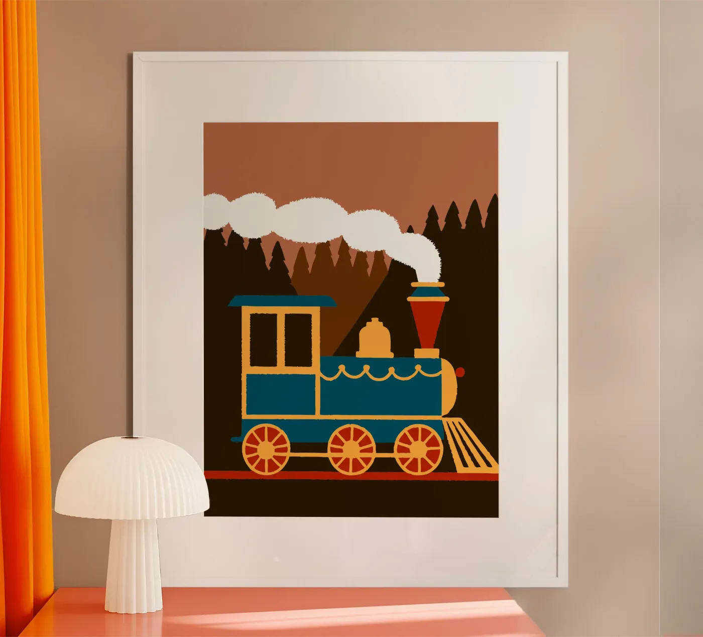 Trein poster van TRENDY POSTER SHOP