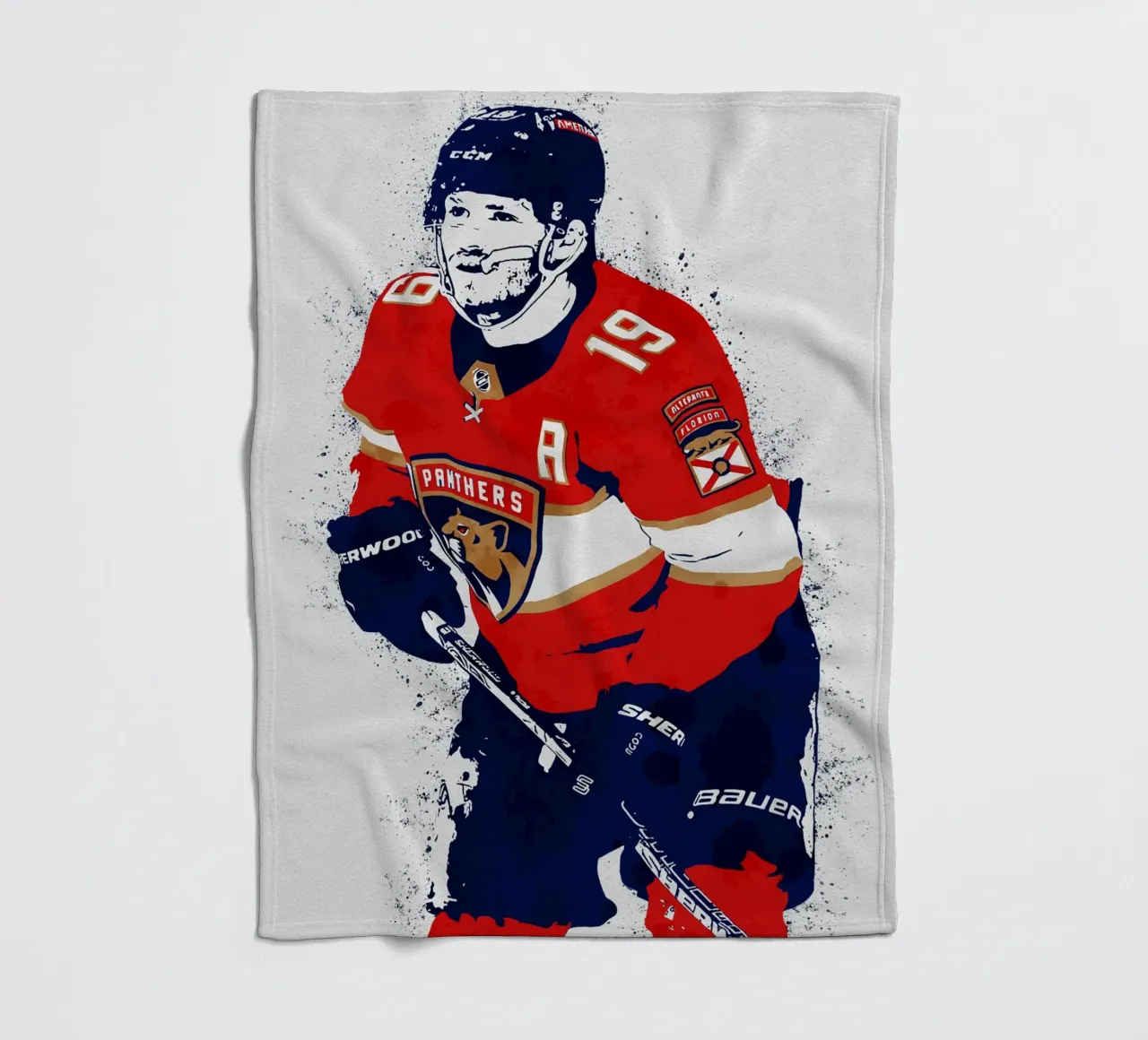 Matthew Tkachuk coperta in pile da tenten