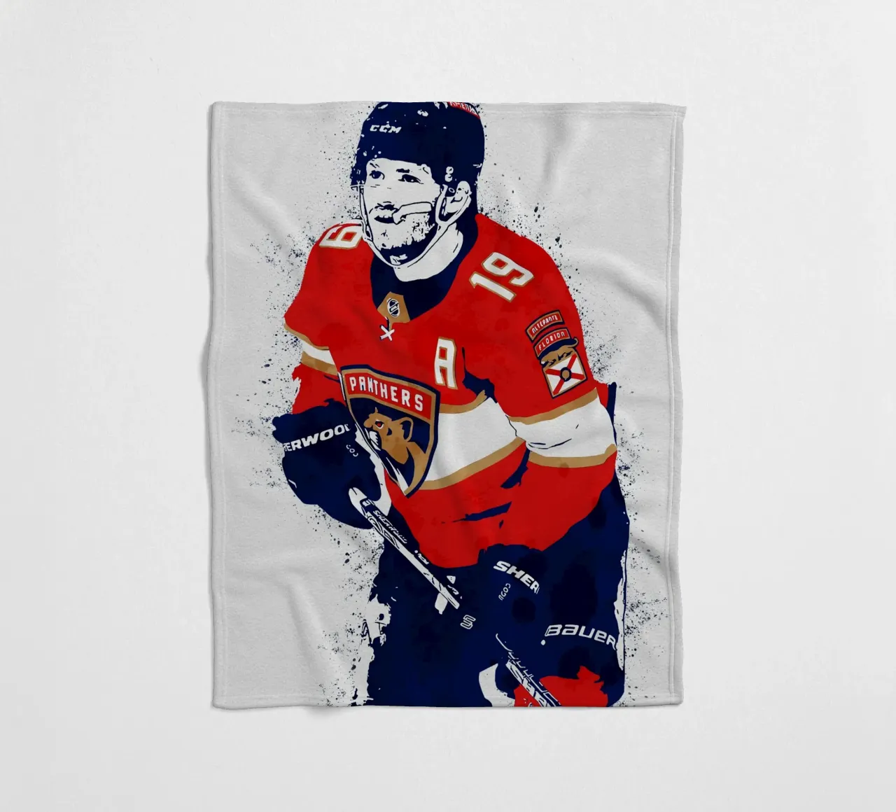 Matthew Tkachuk coperta in pile da tenten
