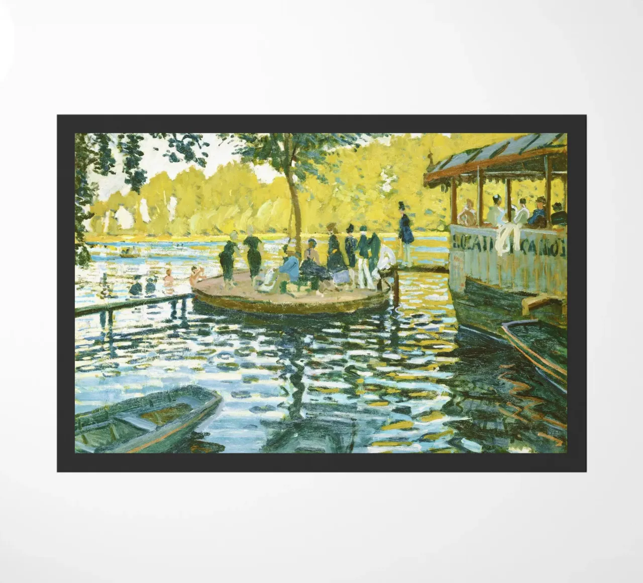 La Grenouillère 33(1869) di Claude Monet zerbino da Monet Art Prints