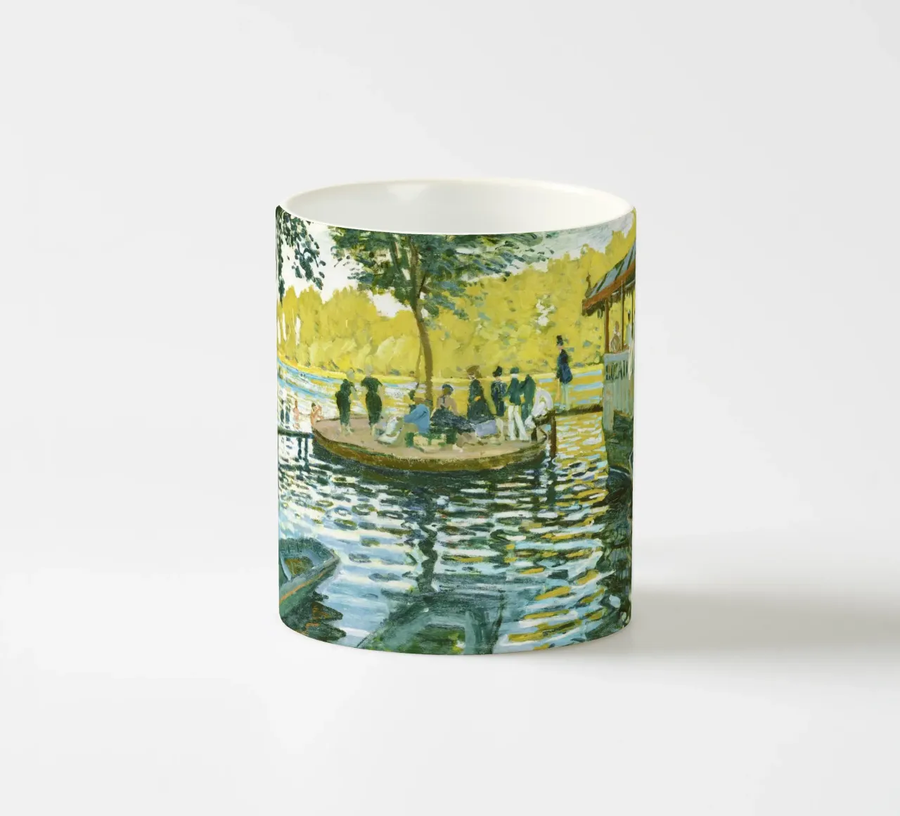 La Grenouillère 33(1869) di Claude Monet tazza in ceramica da Monet Art Prints