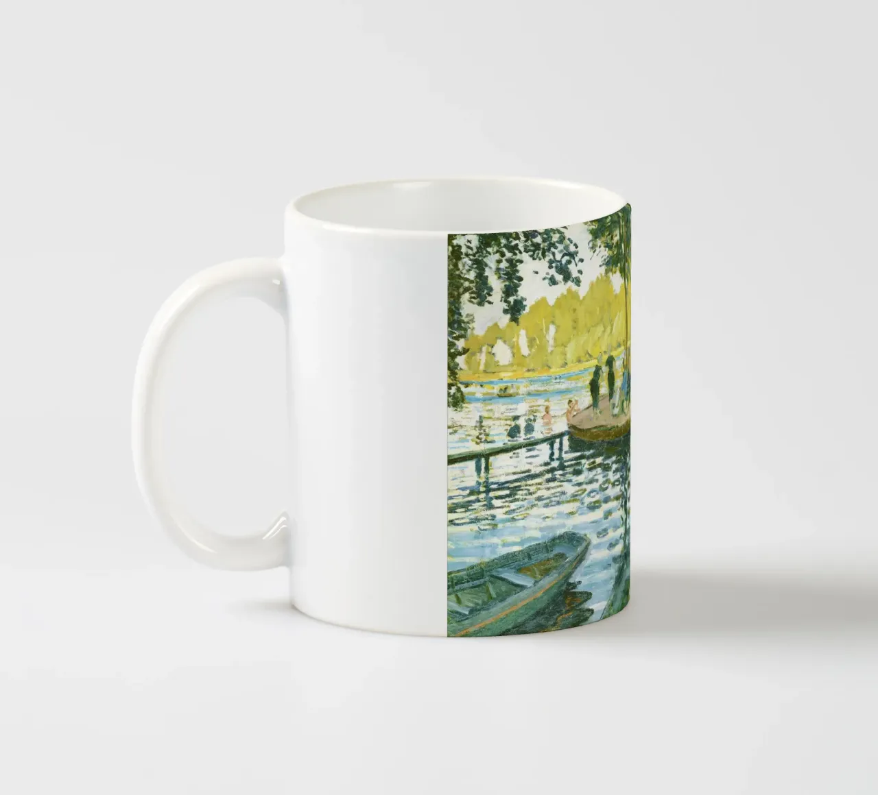 La Grenouillère 33(1869) di Claude Monet tazza in ceramica da Monet Art Prints