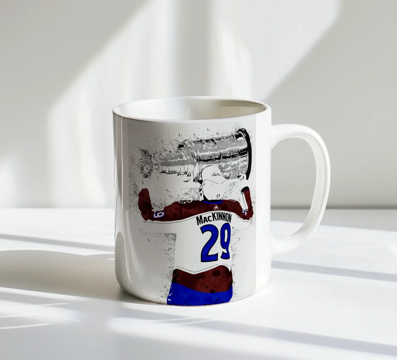 Nathan MacKinnon tazza in ceramica da tenten