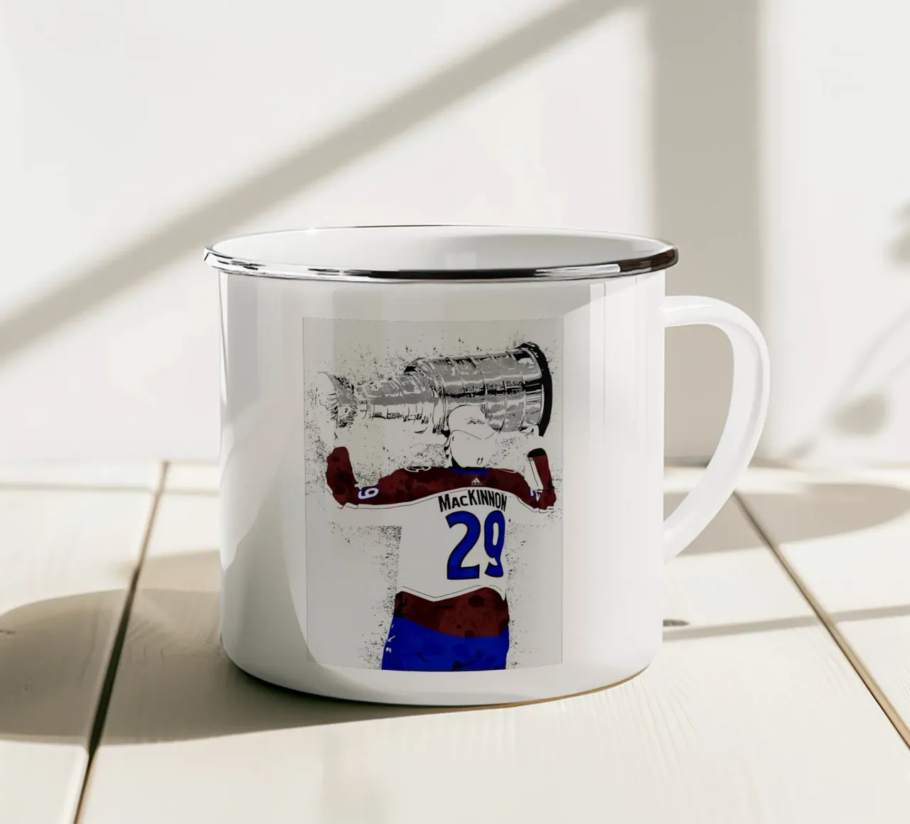 Nathan MacKinnon tazza in smalto da tenten