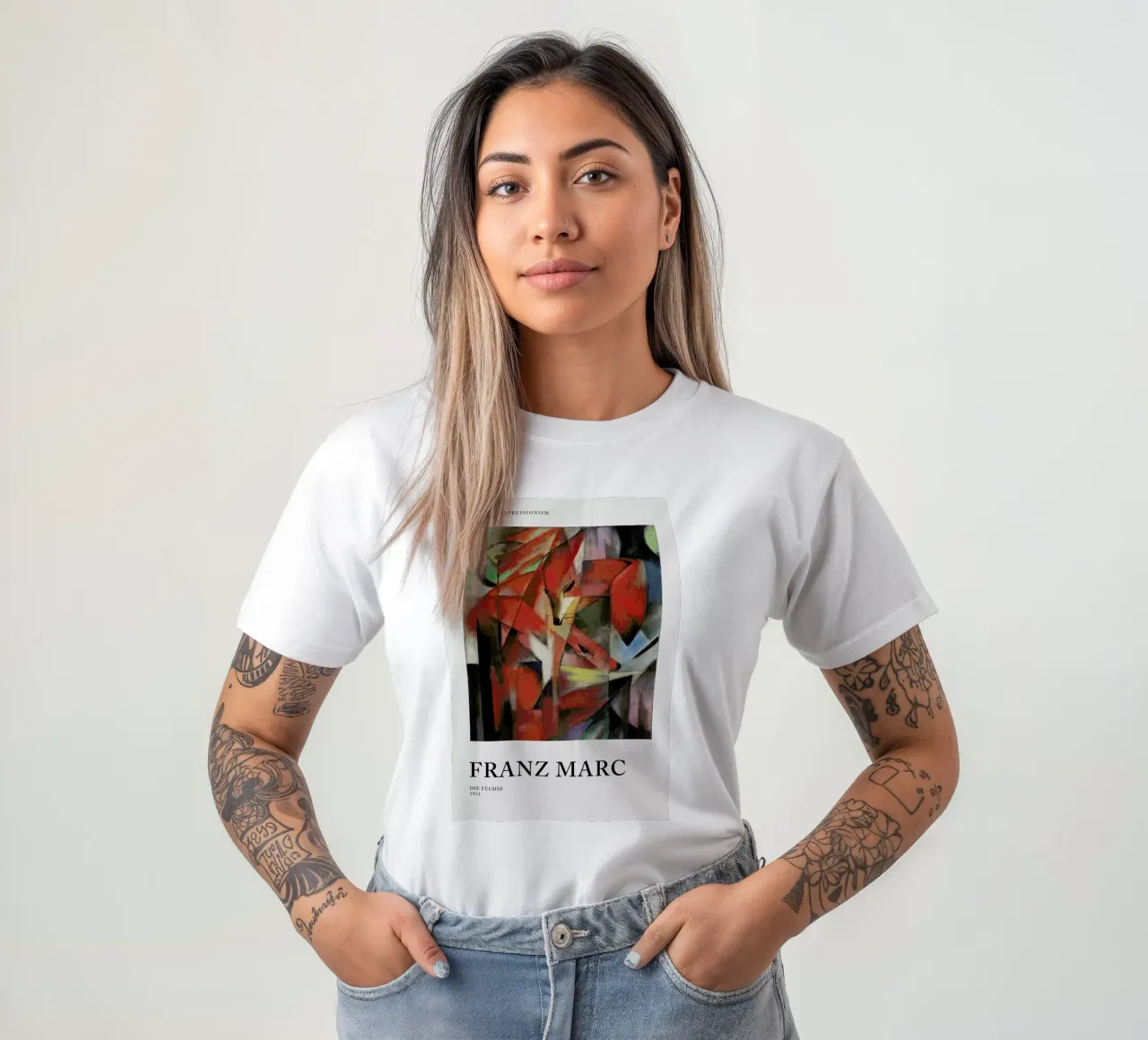 Marc - Die Füchse t-shirt da Vintage by JUNIQE
