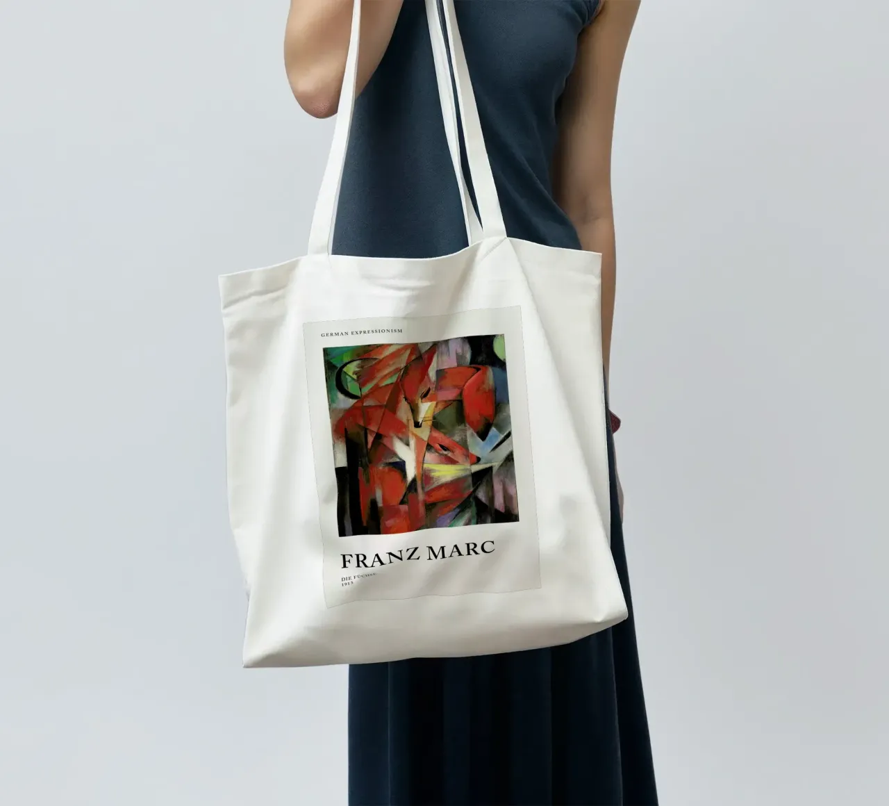 Marc - Die Füchse borsa in juta da Vintage by JUNIQE