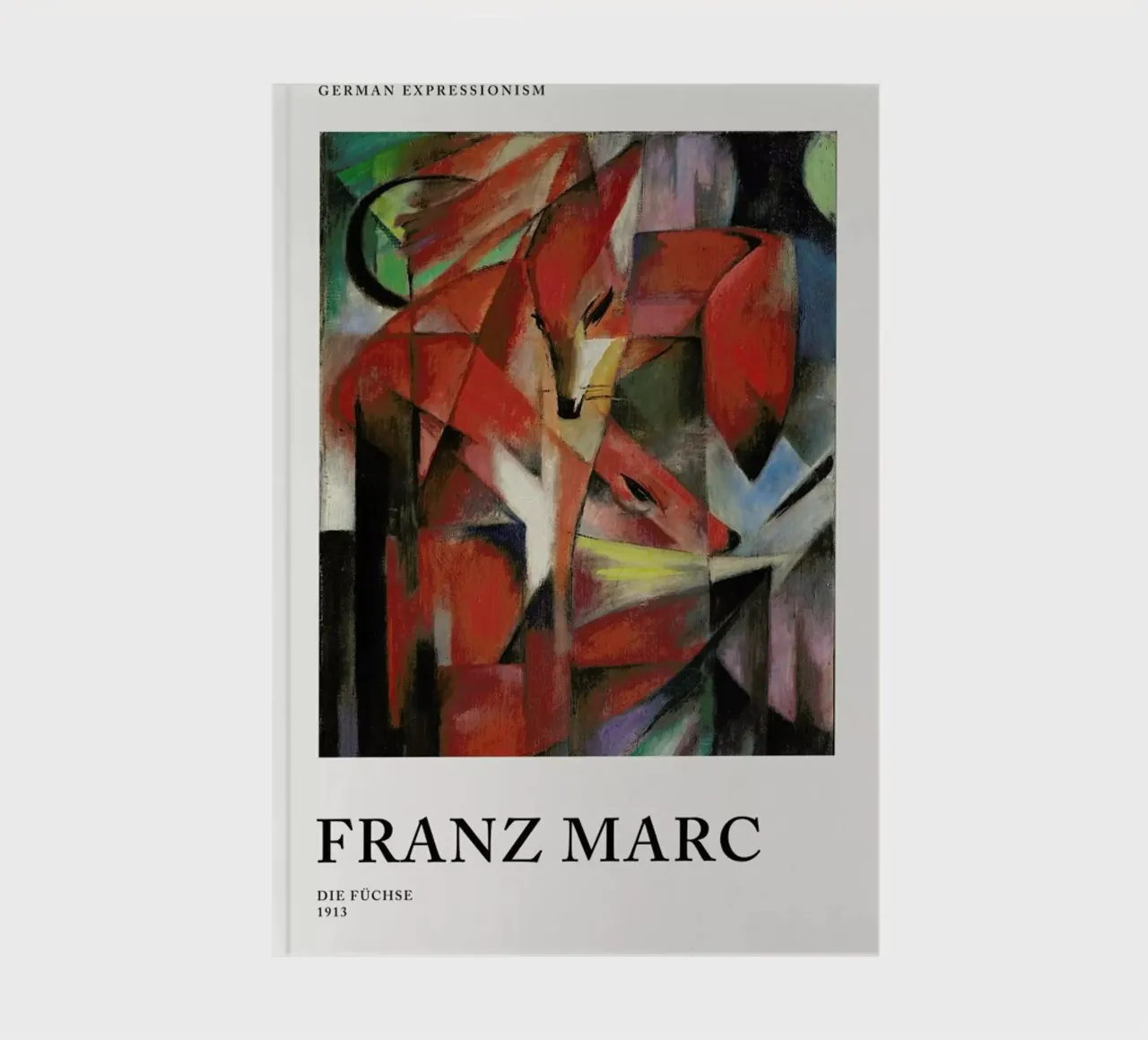 Marc - Die Füchse notebook by Vintage by JUNIQE