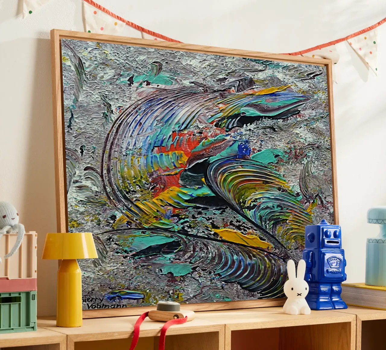 HAPPY DAY plexiglass da Thierry Vobmann Abstract painting