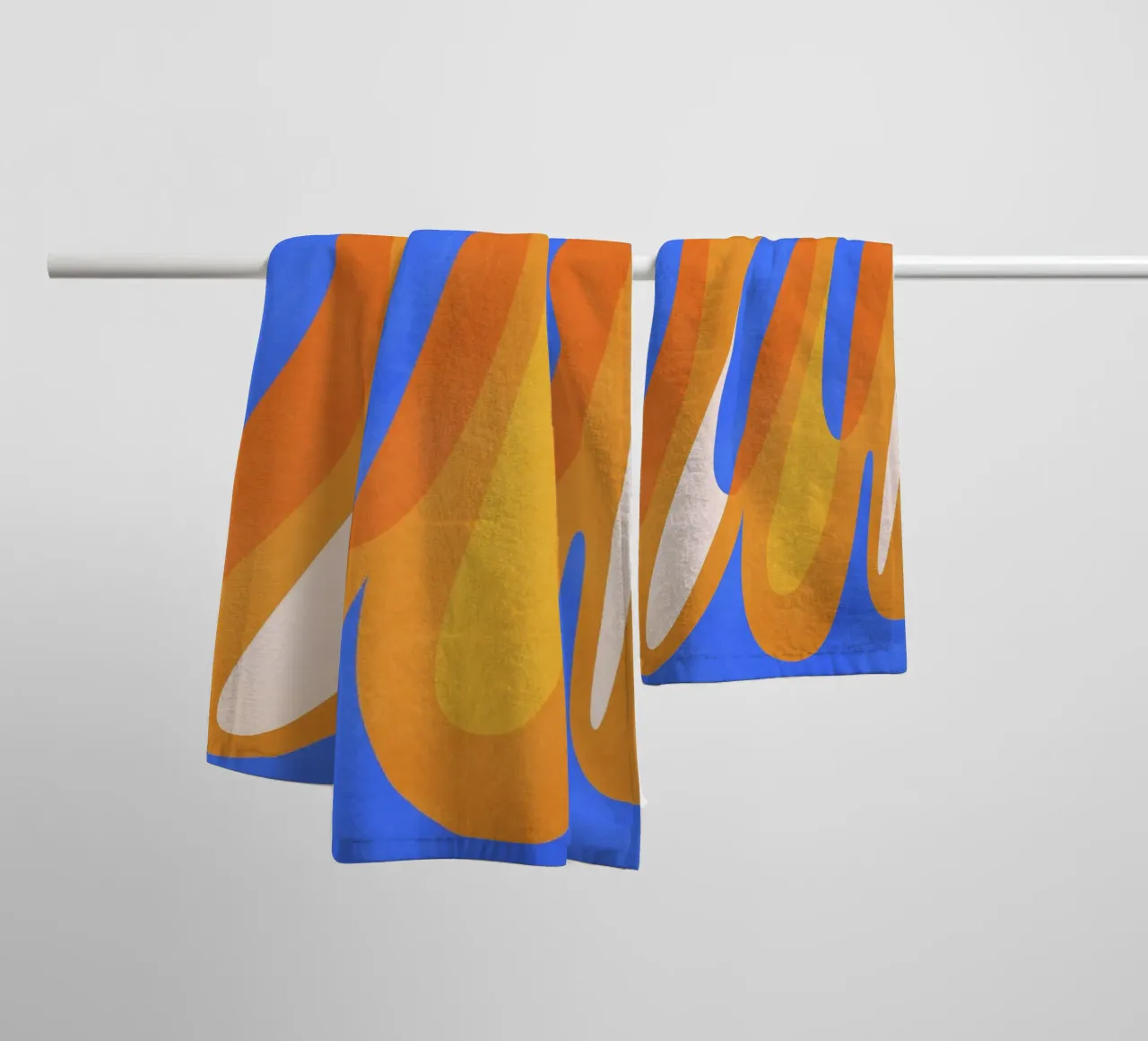 Lo spazio blu asciugamano da bagno da lovely lines