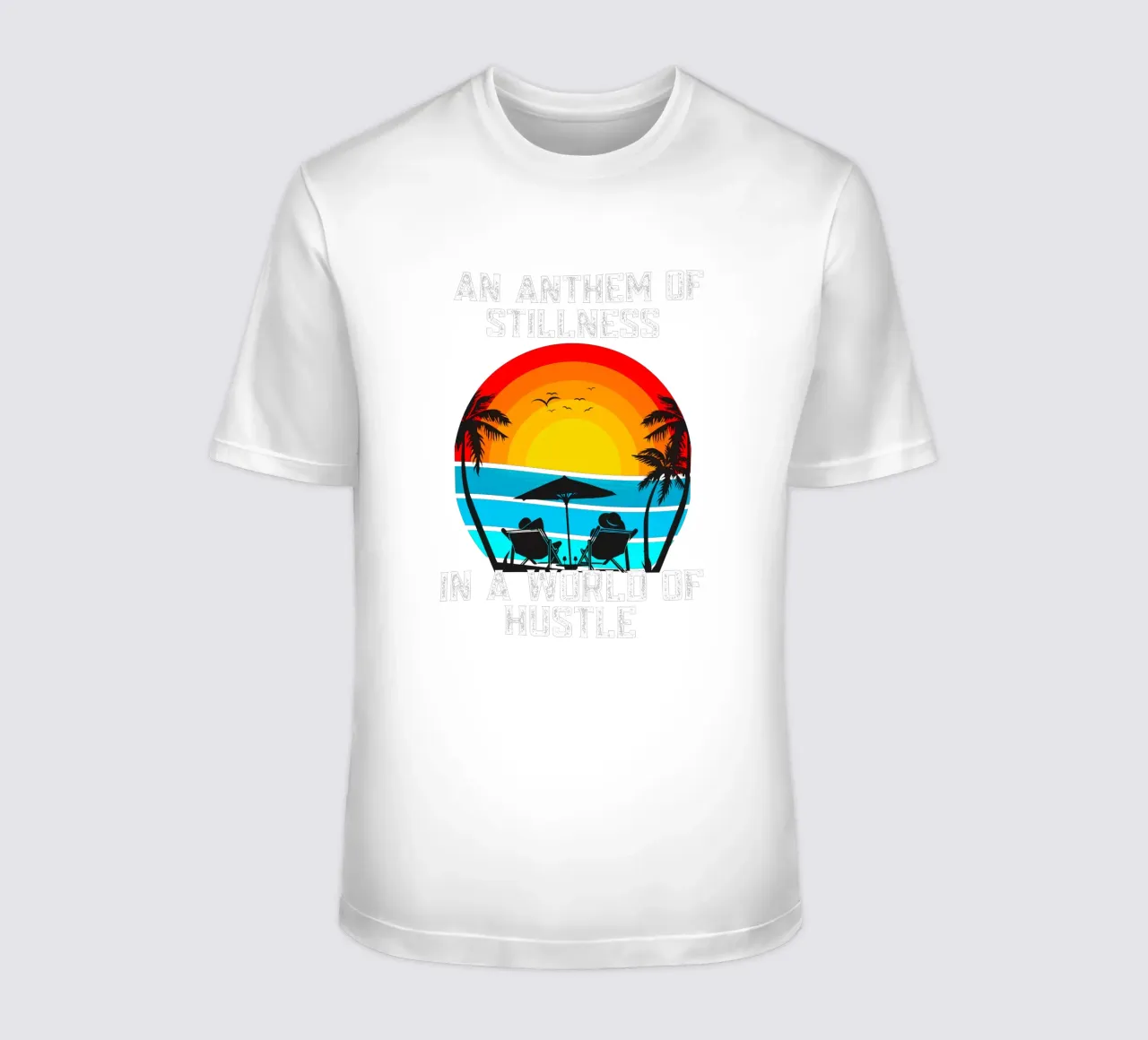 Quiet the Noise Your Anthem in a Rushing World Pause Breathe camiseta de Lionandlamb