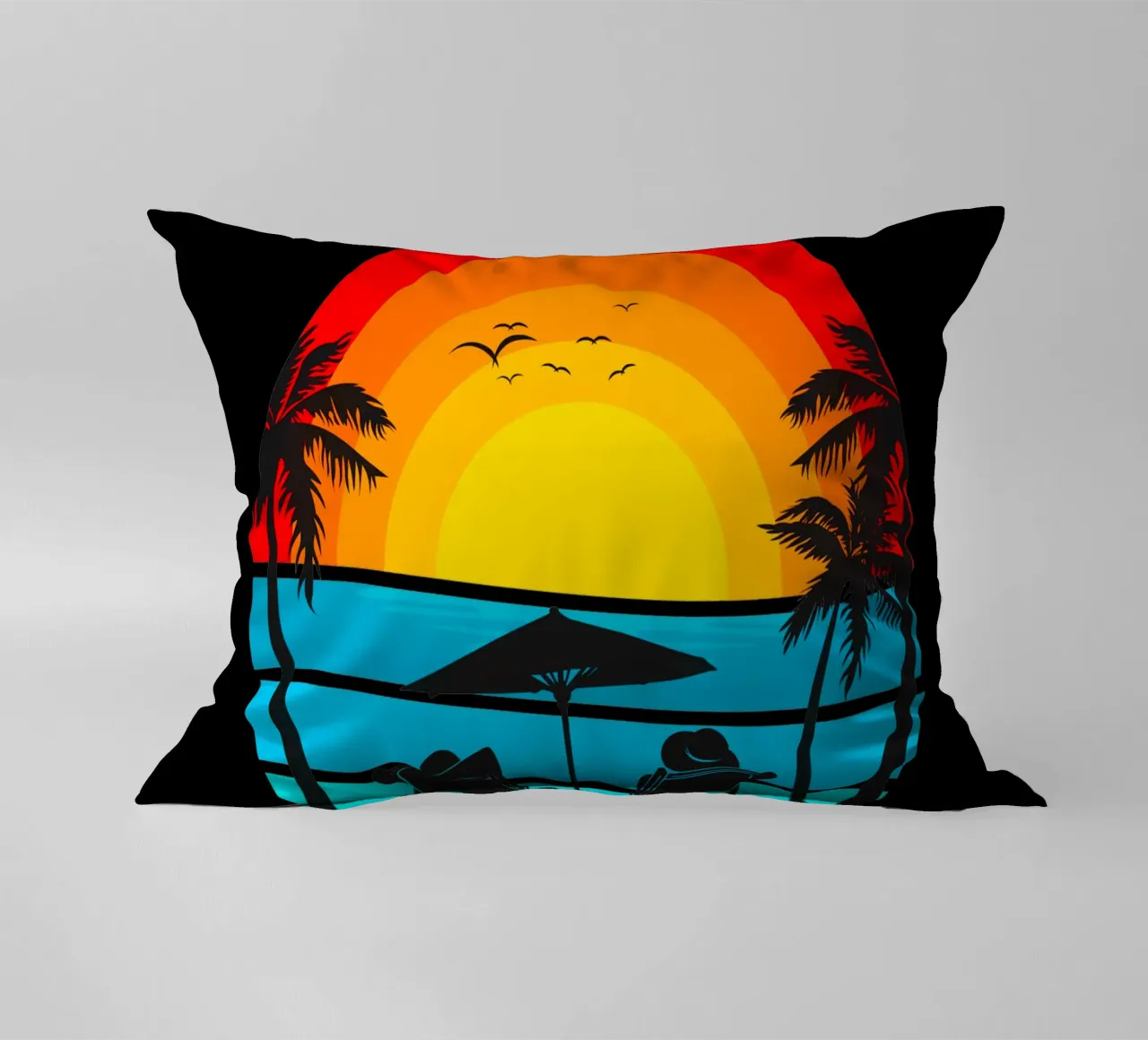 Quiet the Noise Your Anthem in a Rushing World Pause Breathe decorative cushion by Lionandlamb