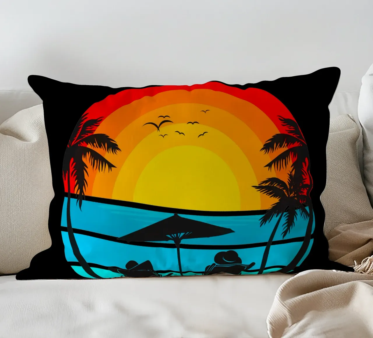 Quiet the Noise Your Anthem in a Rushing World Pause Breathe decorative cushion by Lionandlamb