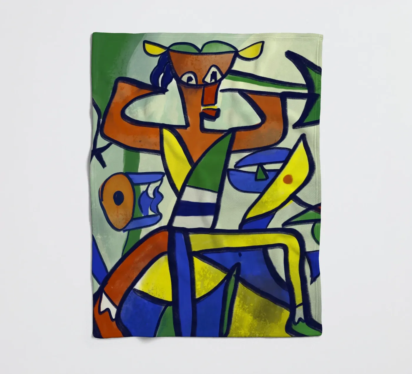 The native waiter Fleecedecke von Little Dean