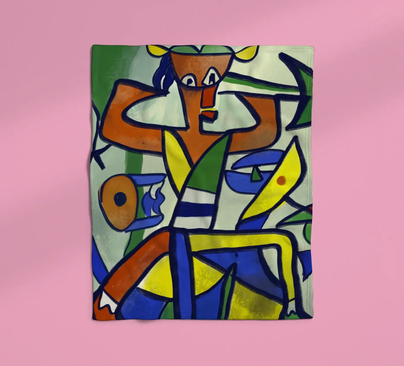 The native waiter Fleecedecke von Little Dean