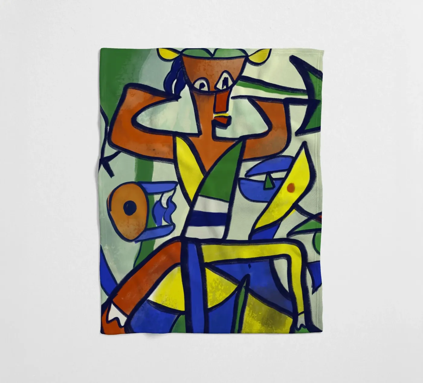 The native waiter Fleecedecke von Little Dean