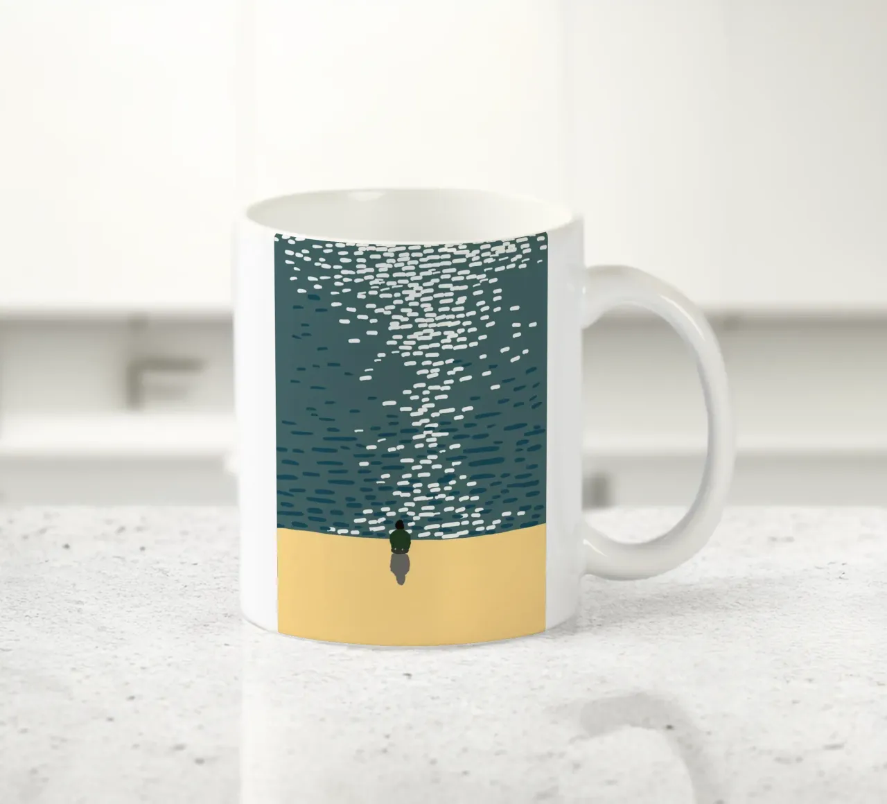 Luce scintillante tazza in ceramica da Little Dean
