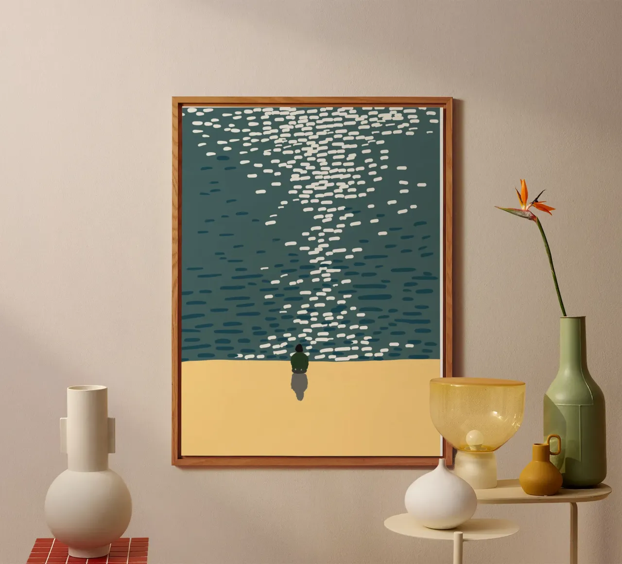 Luce scintillante alluminio dibond da Little Dean