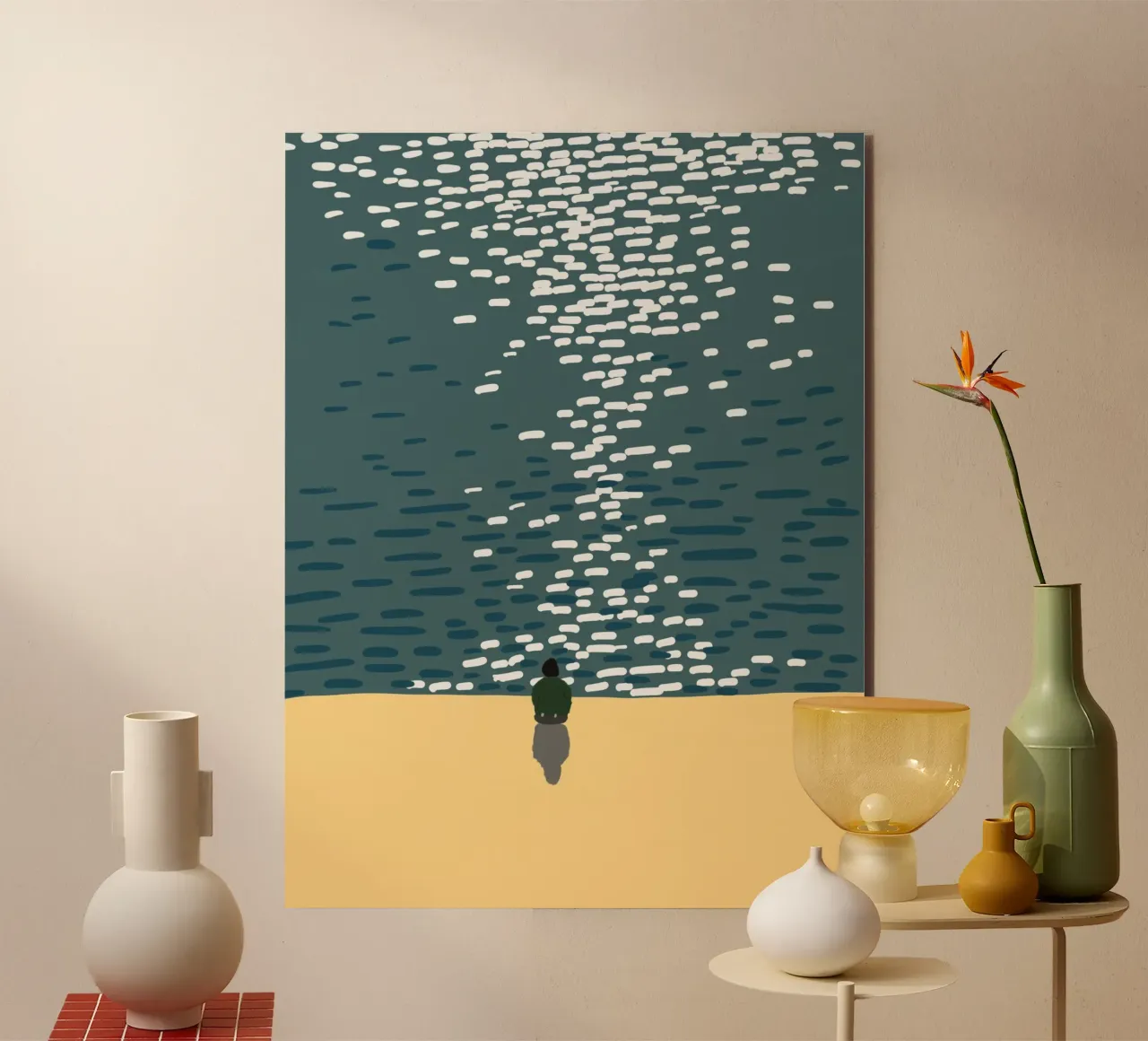 Luce scintillante alluminio dibond da Little Dean