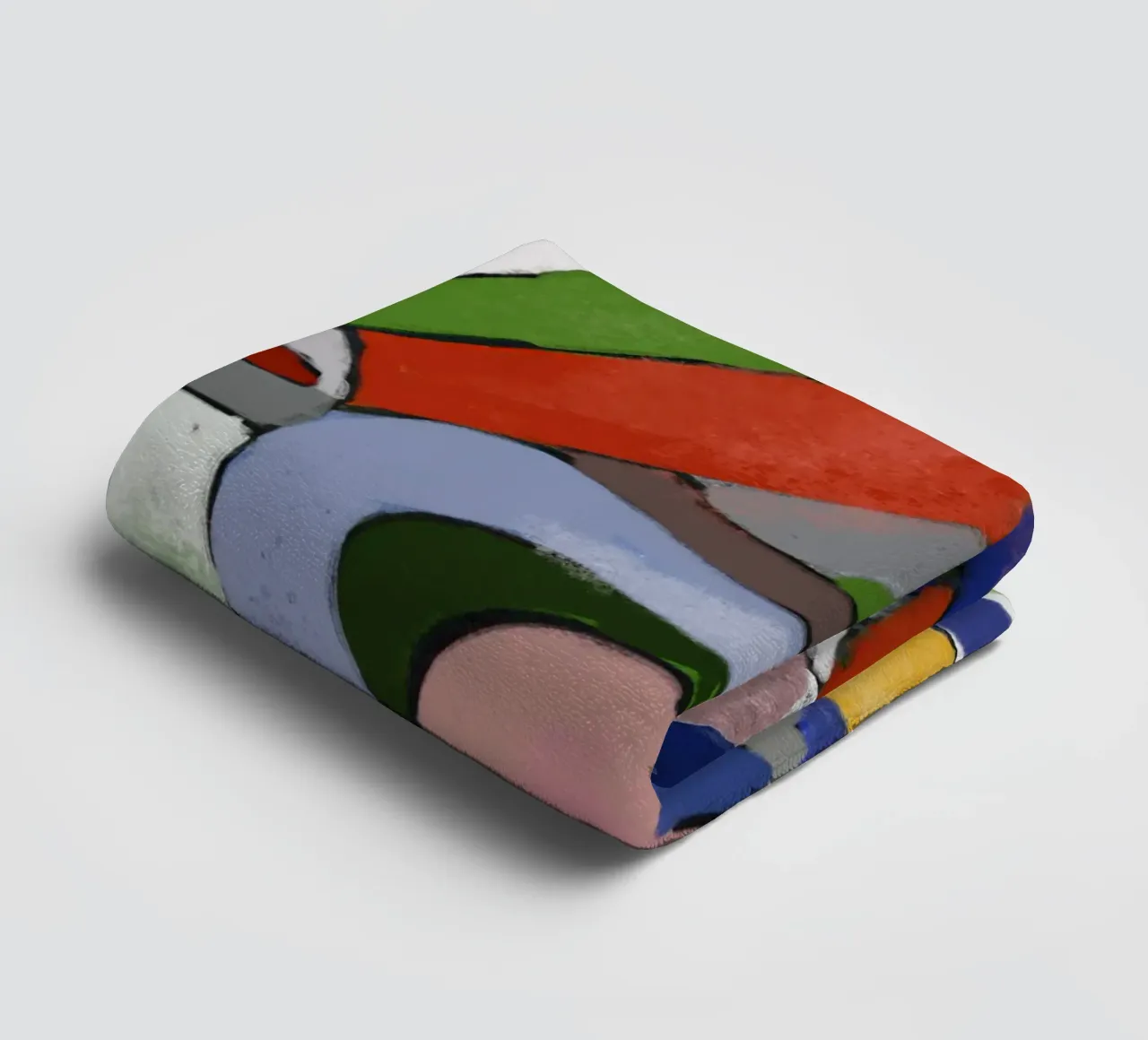 Portrait of a jester towel by Little Dean