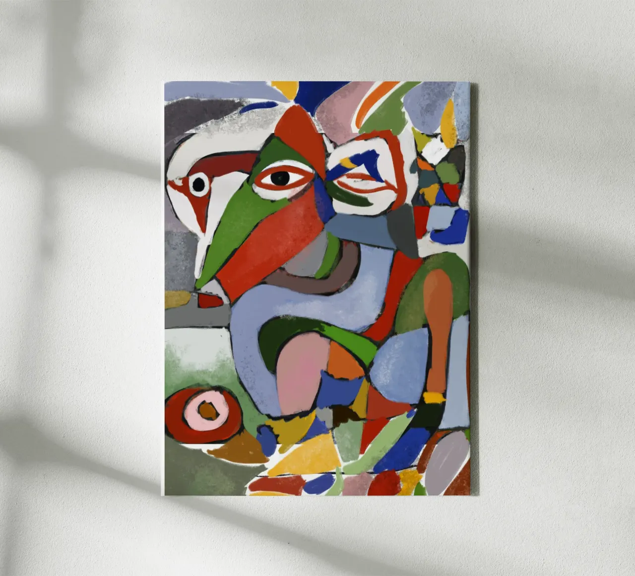 Portrait of a jester canvas by Little Dean
