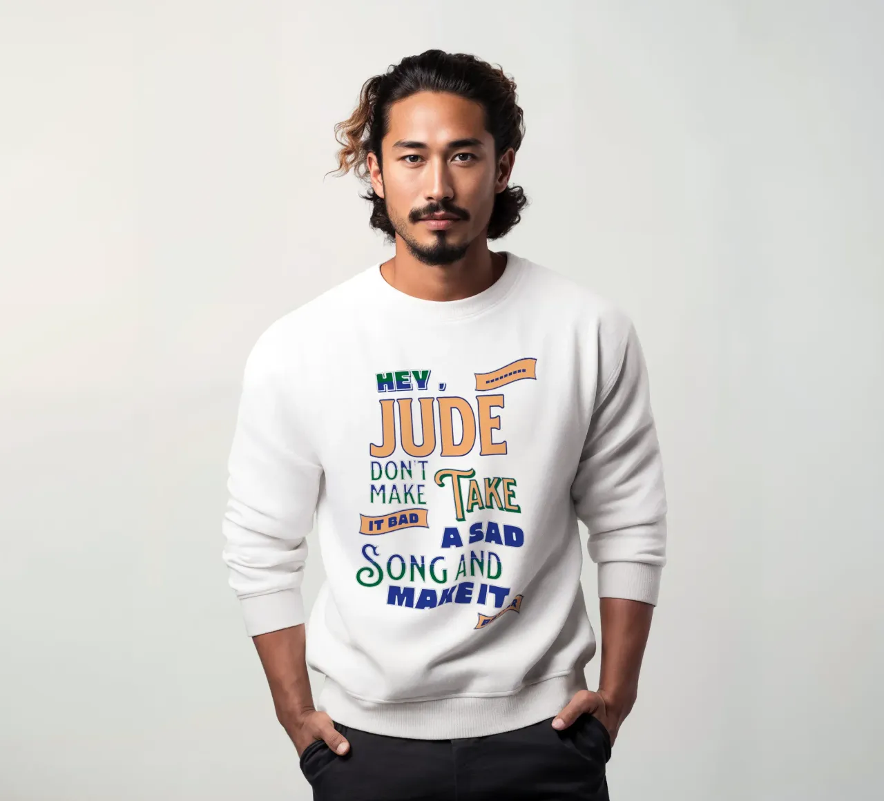 Ehi, Jude, non renderlo cattivo felpa da Gunawan Rb