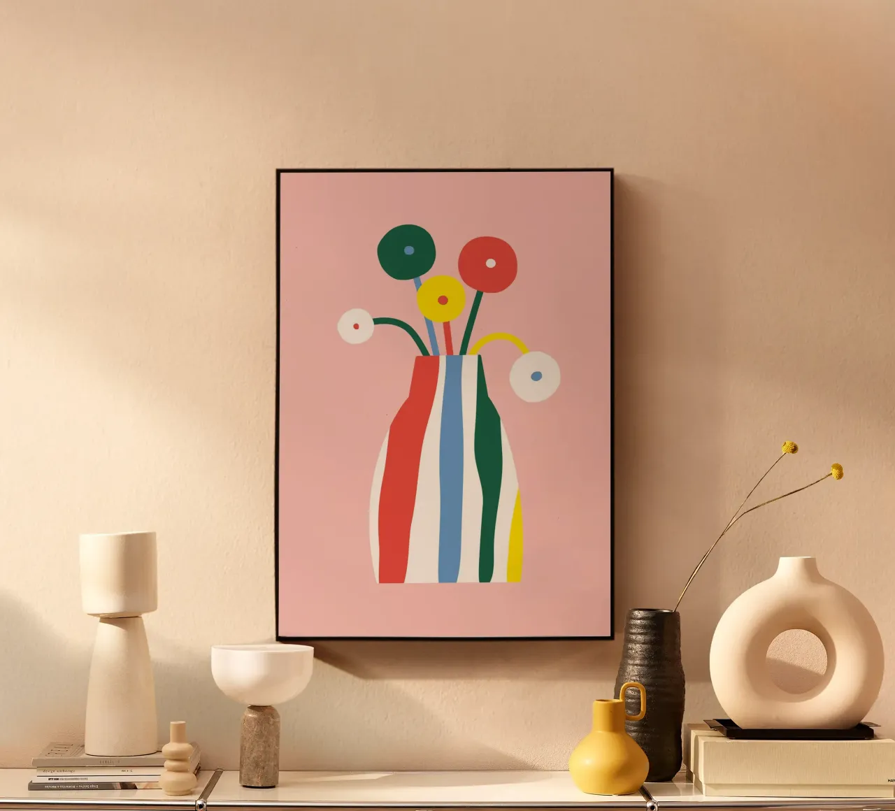 5 Flowers plexiglass da Susann Stefanizen