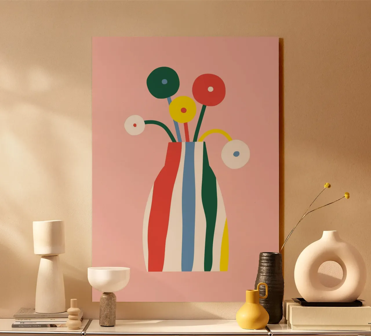 5 Flowers plexiglass da Susann Stefanizen