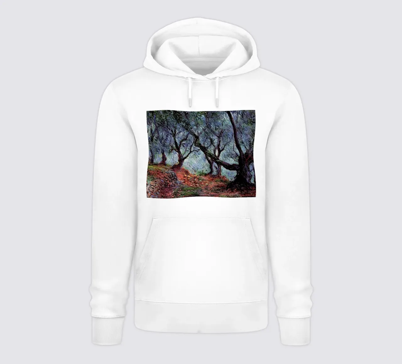 albero di rami contorti claude monet felpa con cappuccio da belong shop