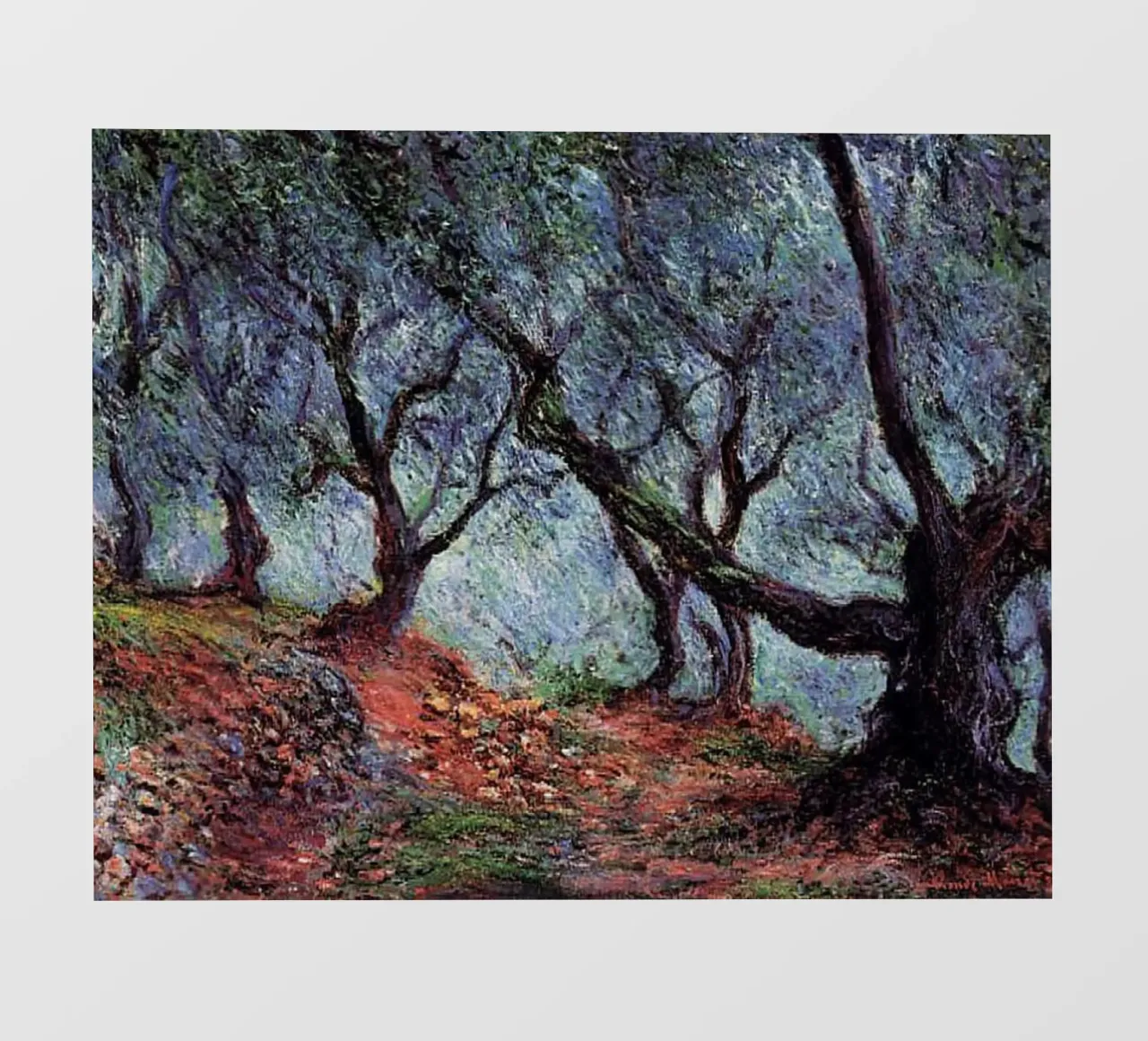 albero di rami contorti claude monet telo in pvc da belong shop