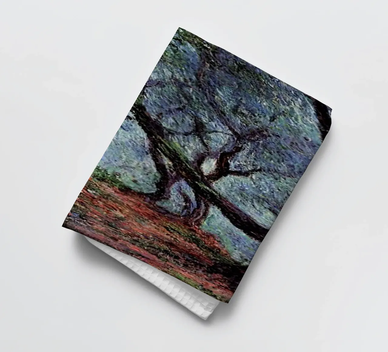 albero di rami contorti claude monet canovaccio da cucina da belong shop