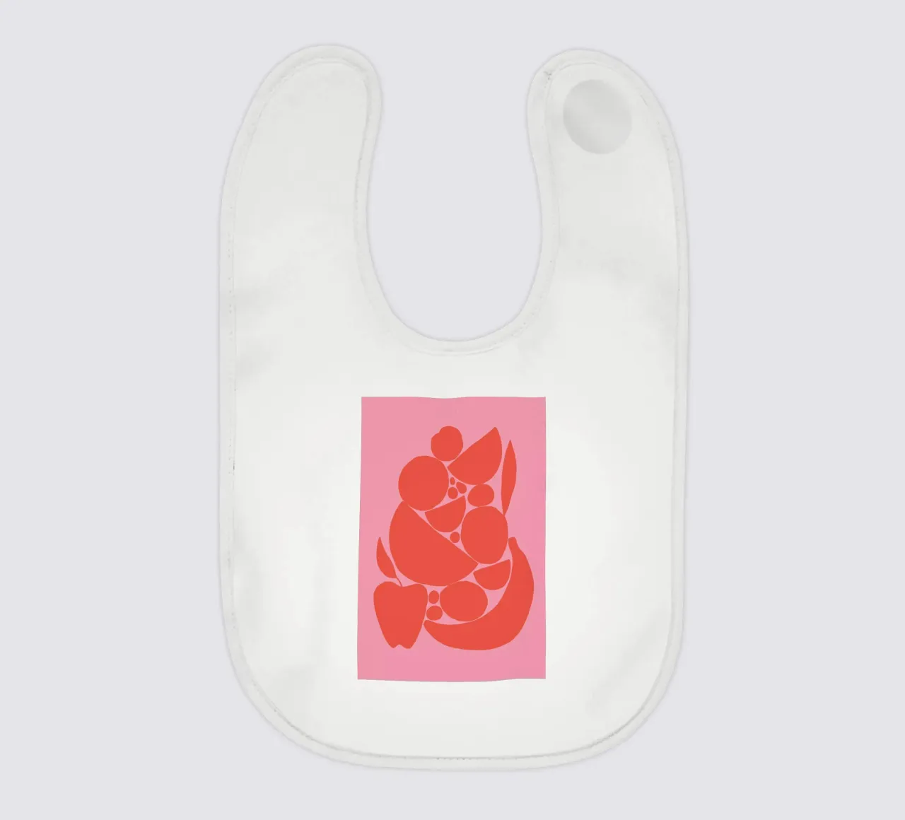 Fruit Party baby bib by Pure