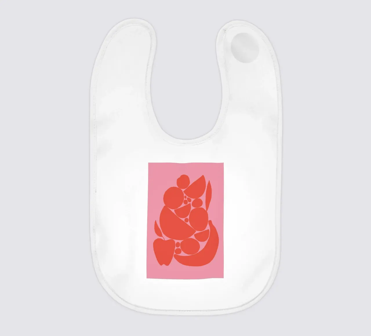 Fruit Party baby bib by Pure