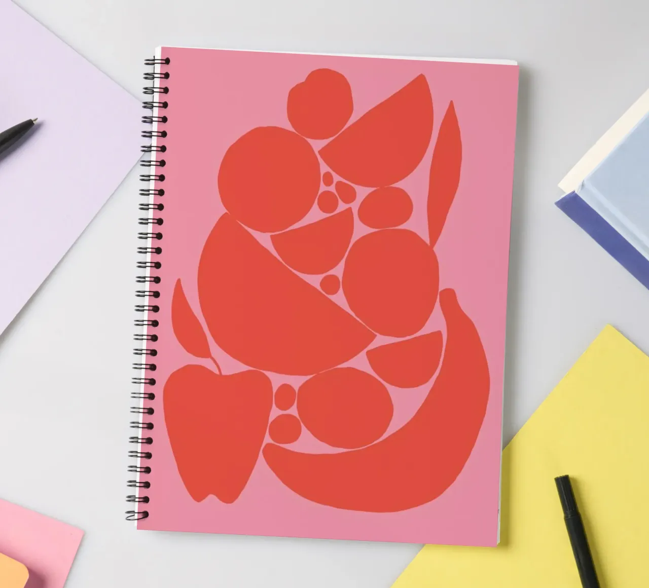 Fruit Party spiral notebook by Pure