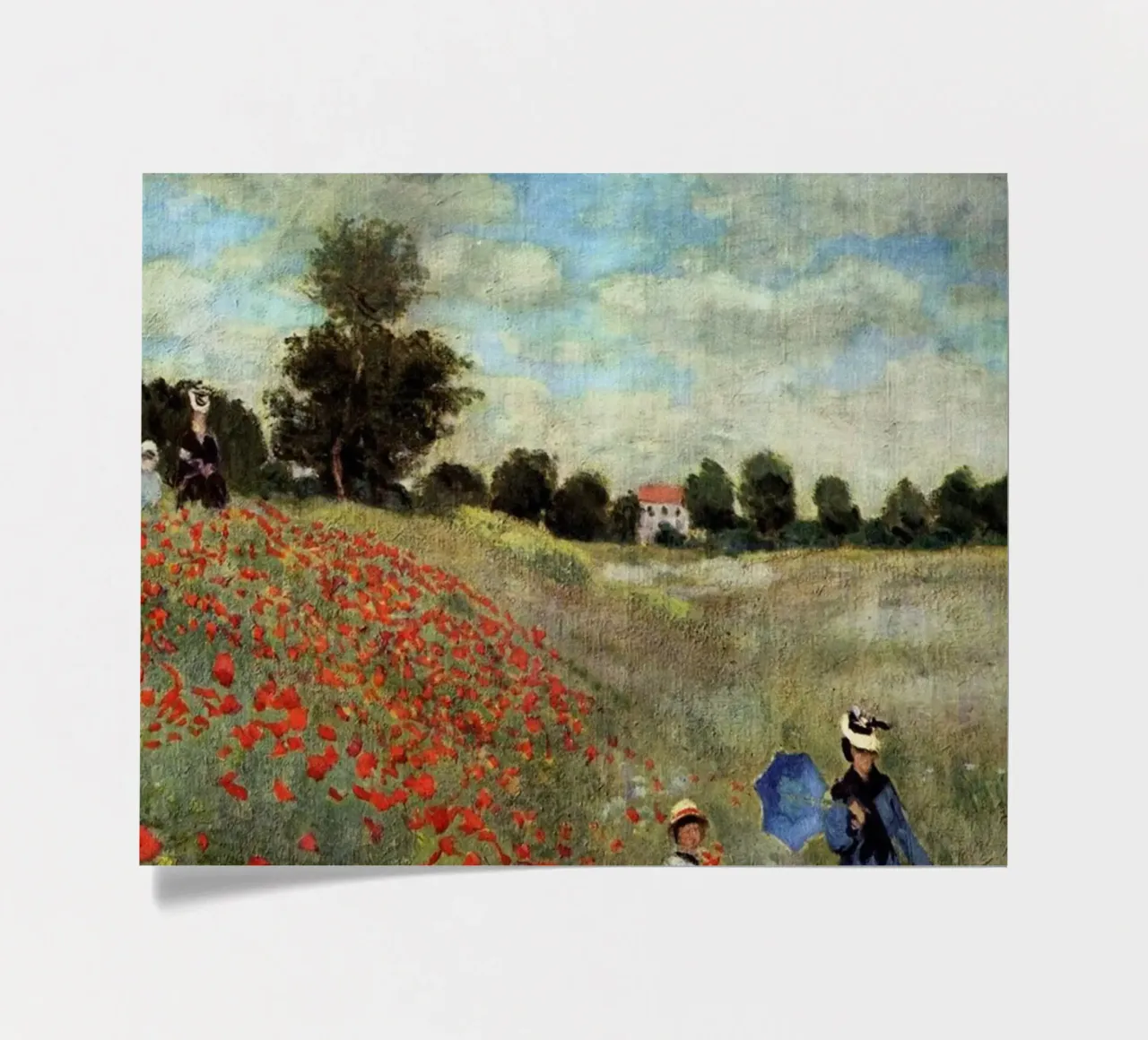 kind auf der wiese claude monet Stickerbogen von belong shop
