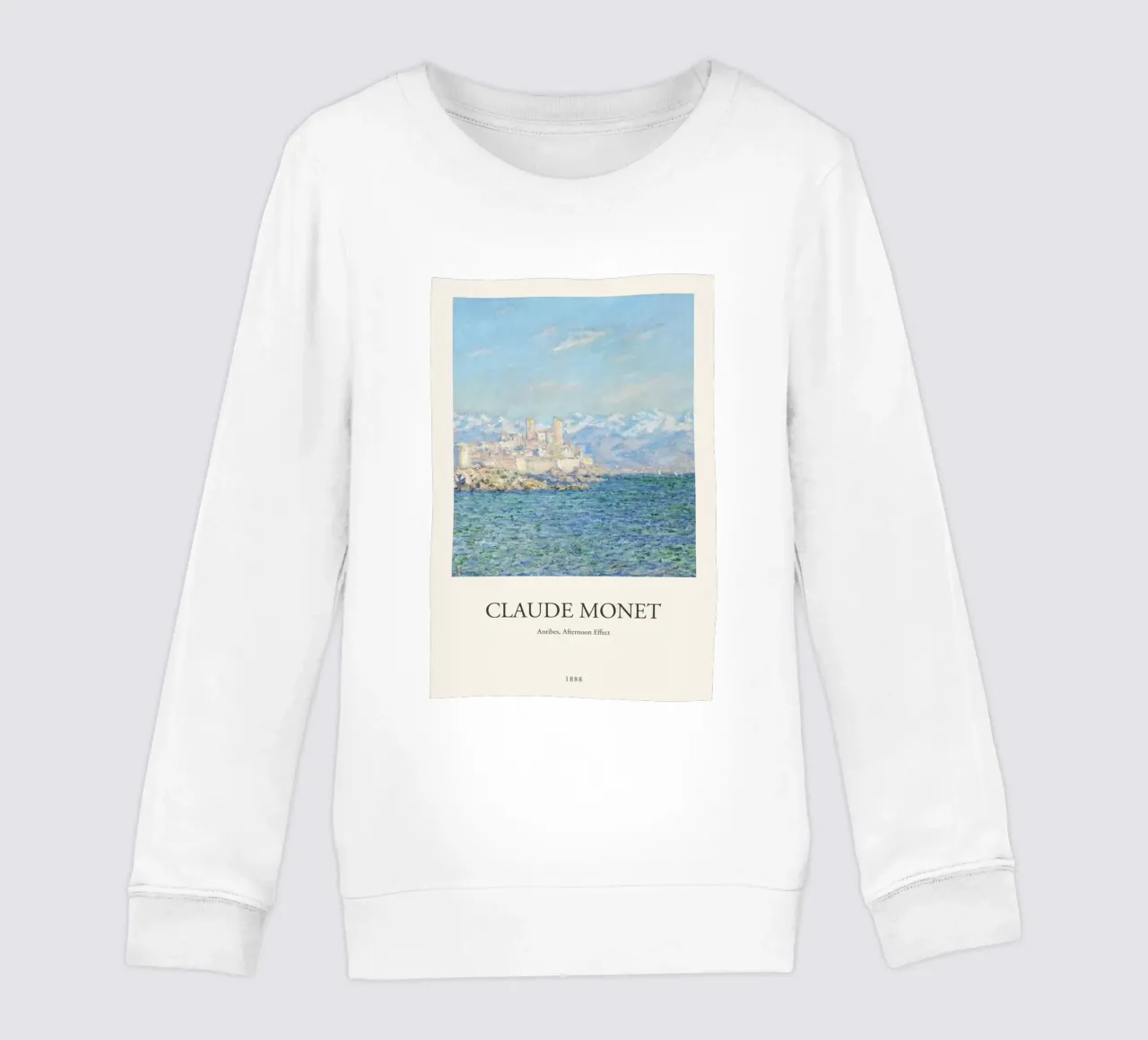 edifici cittadini sulla costa claude monet felpa bambino da belong shop