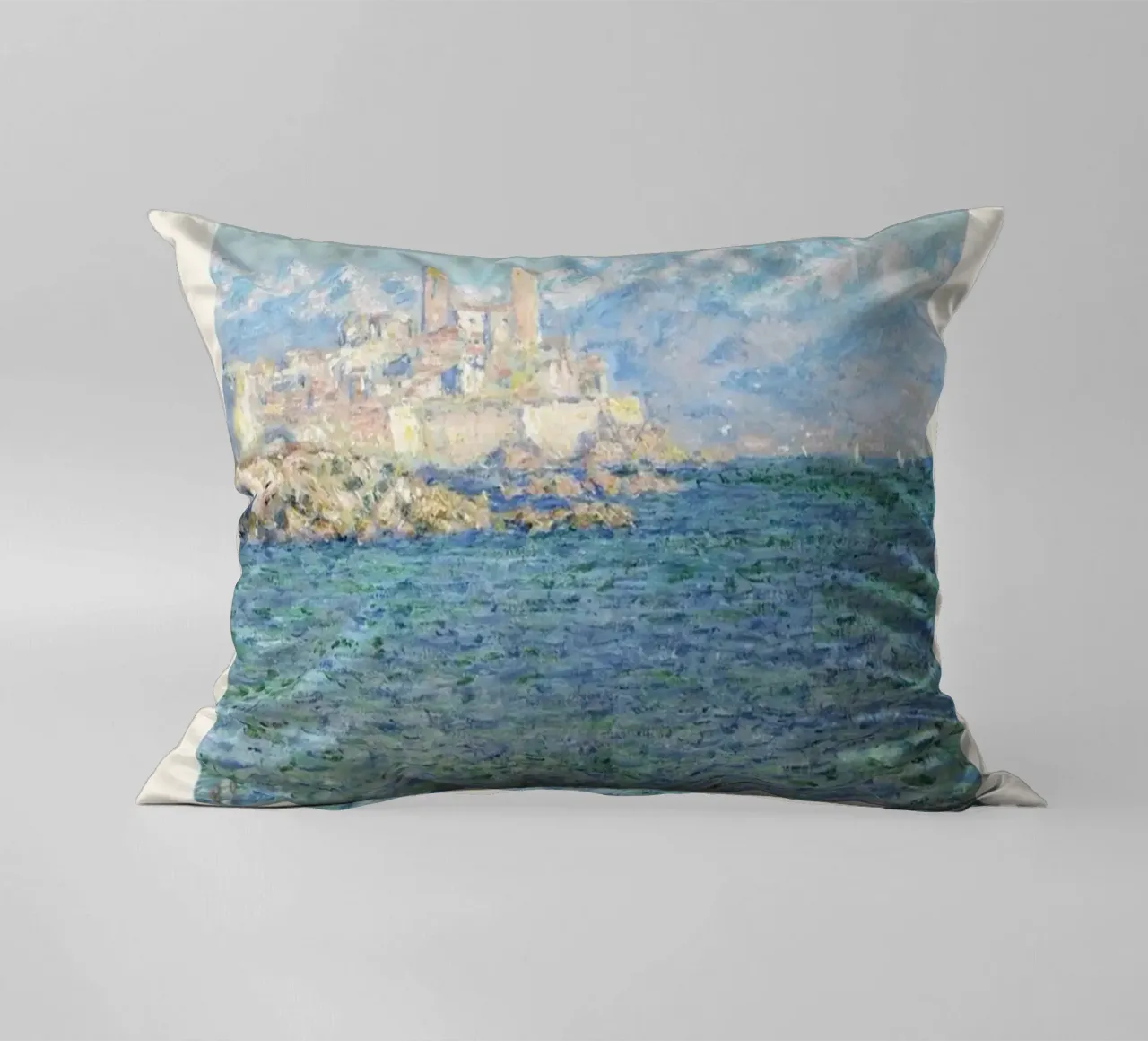 edifici cittadini sulla costa claude monet cuscino da belong shop
