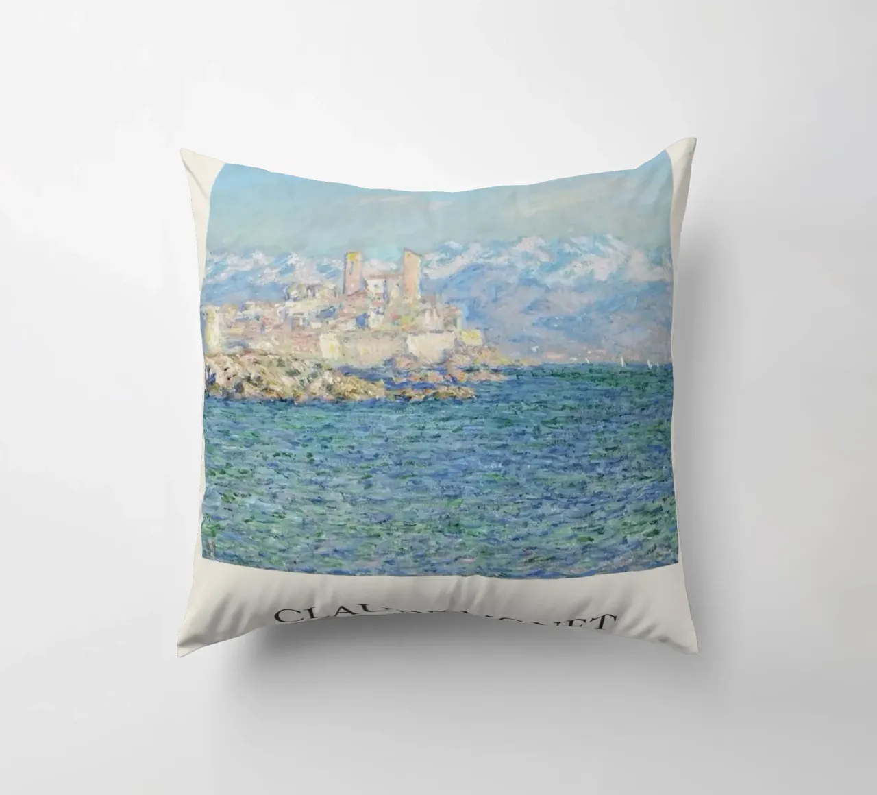 edifici cittadini sulla costa claude monet cuscino da belong shop